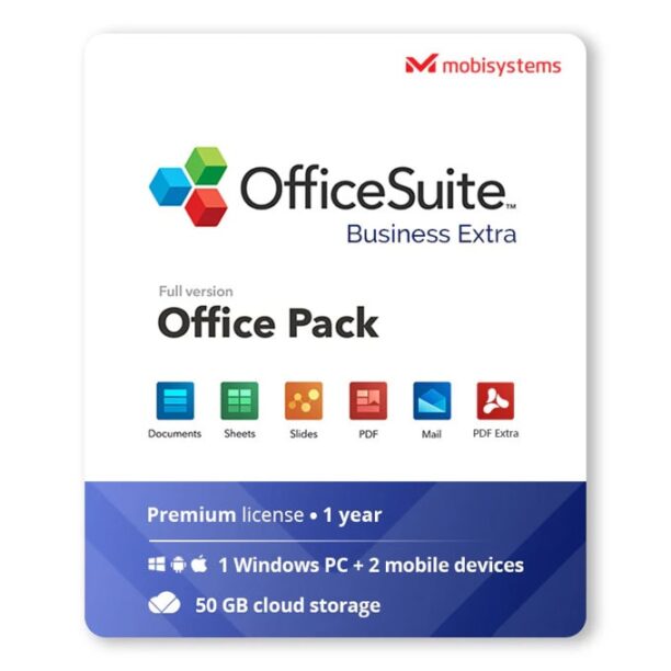 Софтуер MobiSystems OfficeSuite Business Extra