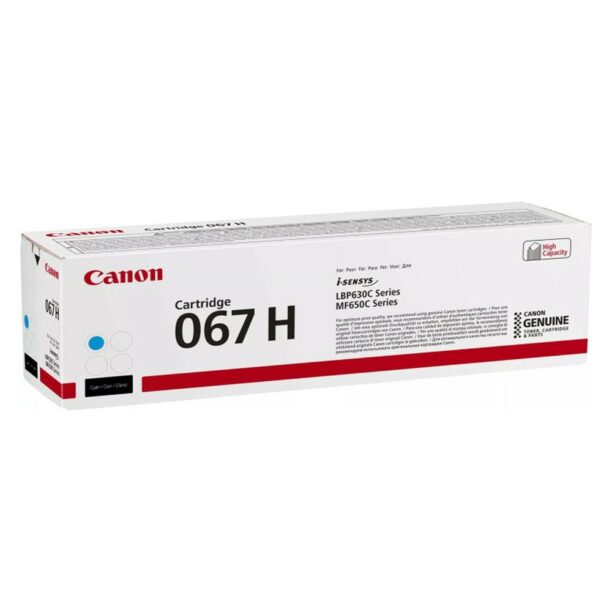 Тонер касета за Canon i-SENSYS LBP631Cw/LBP633Cdw/MF655Cdw/LBP631dw/MF651Cw/MF657Cdw - Cyan - 5105C002 - Canon CRG-067H C - Оригинална