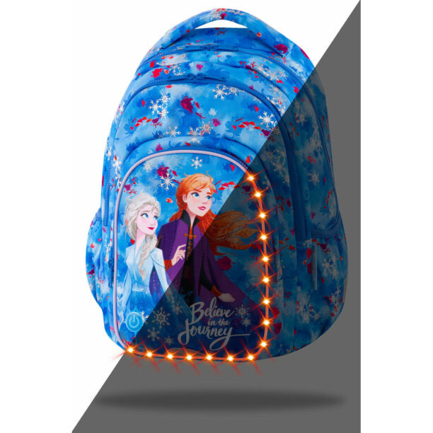 Ученическа светеща раница CoolPack Spark L Frozen Dark LED цена