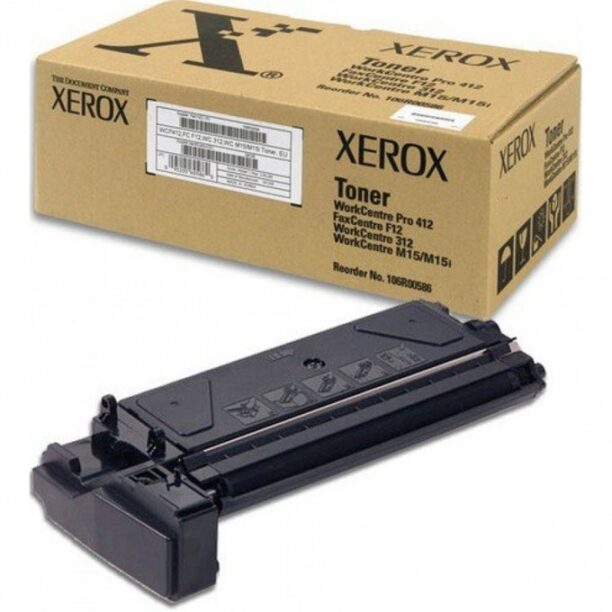 TОНЕР КАСЕТА ЗА КОПИРНА МАШИНА XEROX WorkCentre 412/312/M15/M15i /FC F12 - P№ 106R00586 - заб.: 6000k цена