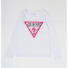 Блуза с декоративни камъни и лого GUESS