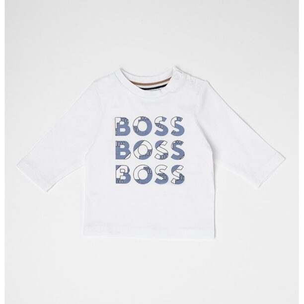 Блуза с лого BOSS Kidswear