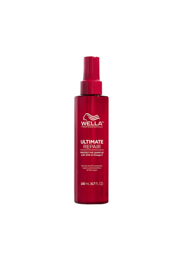 Възстановяващ и защитен крем без измиване Wella Professionals Ultimate Repair Protective Leave-In - с AHA и Омега 9 - Зза увредена коса - Стъпка 4 - 140 мл Wella Care Professional