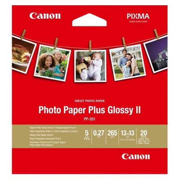 Гланцирана фото хартия Canon Plus Glossy II PP-201