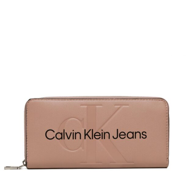 Голям дамски портфейл Calvin Klein Jeans на ниска цена