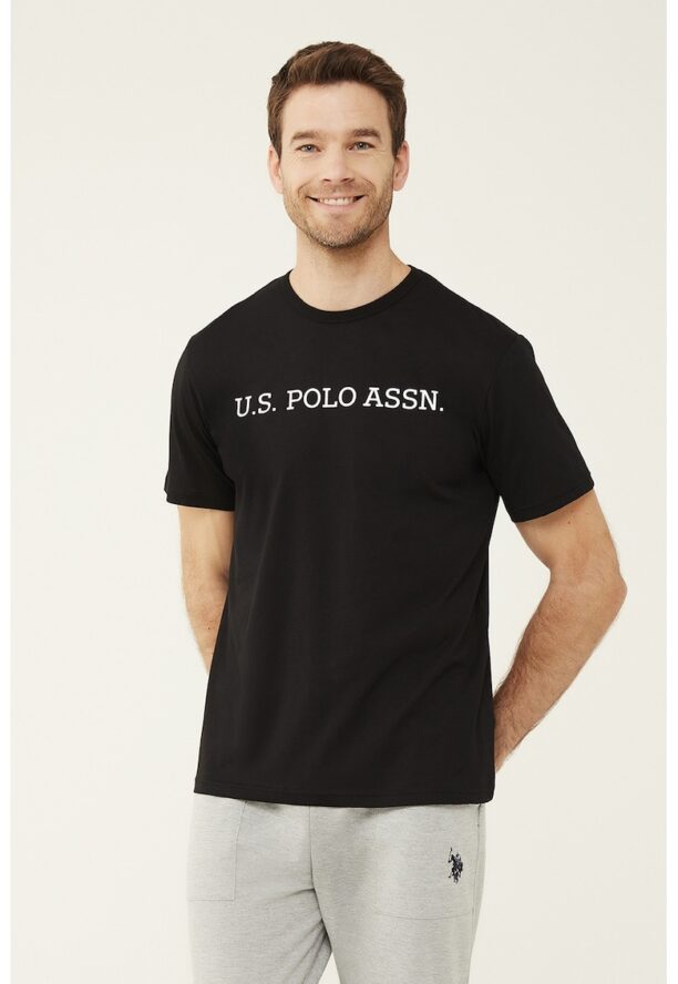 Горна част на пижама тип тениска с лого US Polo Assn