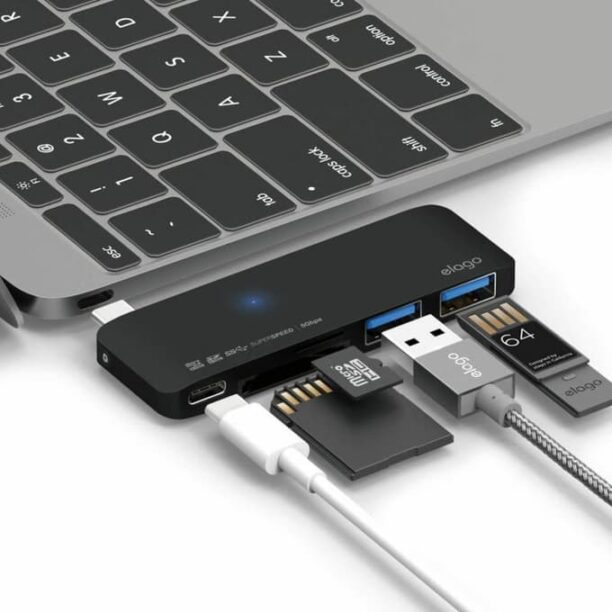 Докинг станция Elago Multi USB-C Hub (ECA-USBC2-HB-BK)