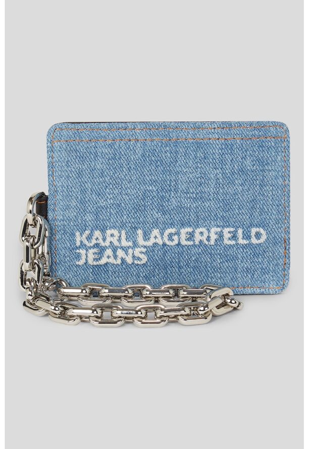 Дънков портфейл с лого KARL LAGERFELD JEANS