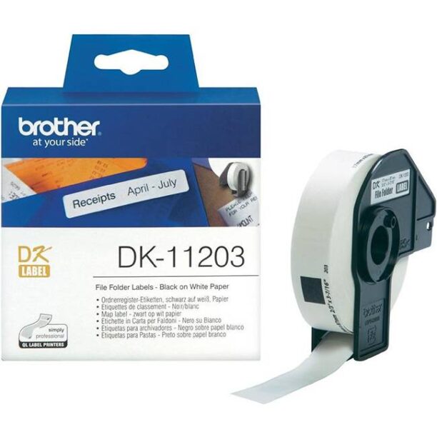 Етикетна лента Brother DK-11203 File Folder Labels