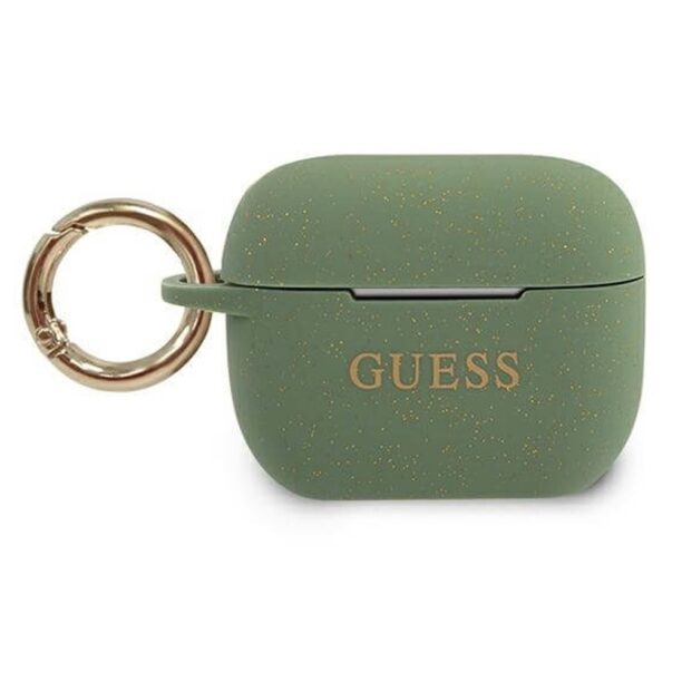 Защитен калъф Guess Silicone Glitter за Apple Airpods Pro