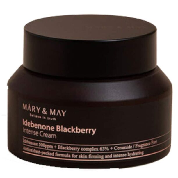 Интензивен крем за лице Mary and May - Idebenone + blackberry - 70 мл MARYMAY