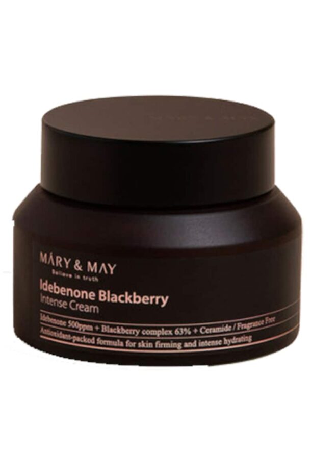 Интензивен крем за лице Mary and May - Idebenone + blackberry - 70 мл MARYMAY