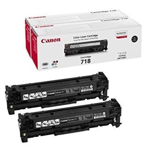 КАСЕТА ЗА Canon i-SENSYS LBP7200/MF8330Cdn/MF8350Cdn/MF724Cdw/MF728Cdw/MF729Cx - Cartridge Black - 2662B005AA P№ CRG-718BK - заб.: 3 400k 2PK цена