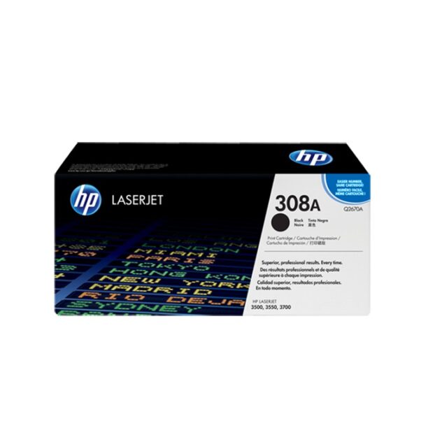 КАСЕТА ЗА HP COLOR LASER JET 3500//3550/3700 - Black - P№ Q2670A - заб.: 6000k цена