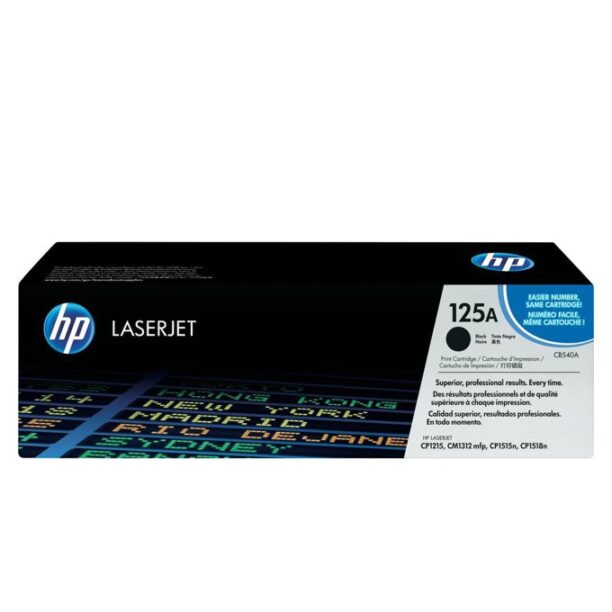 КАСЕТА ЗА HP COLOR LASER JET CP1215/1515N/1518/CM1312 - Black - P№ CB540A - заб.: 2200 брой копия цена