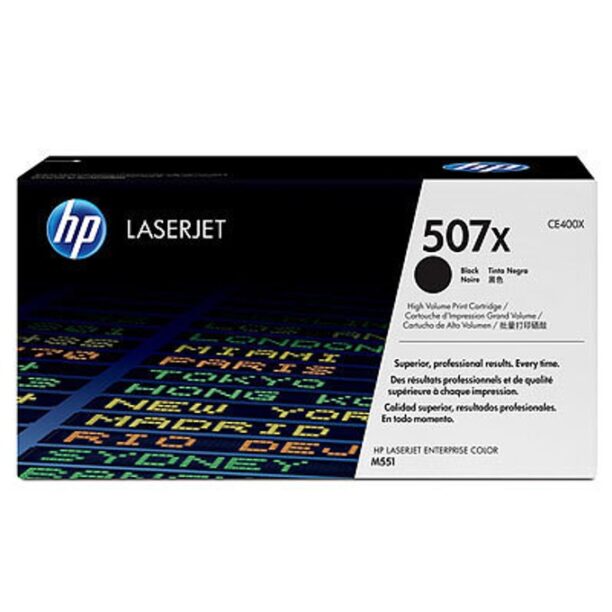 КАСЕТА ЗА HP COLOR LASER JET Enterprise 500/M551/507X/ - Black - P№ CE400X - заб.: 11000 брой копия цена