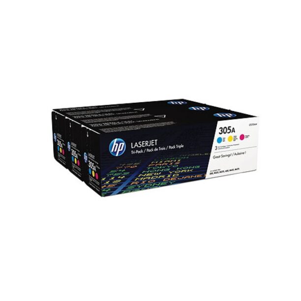 КАСЕТА ЗА HP COLOR LASER JET PRO 300/400 Color Printer/MFP series - TRIPLE PACK - C/M/Y - CE411/412/413 - P№ CF370AM - заб.: 3x2600 брой копия цена