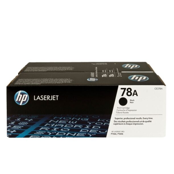 КАСЕТА ЗА HP LASER JET PRO P1566/P1606 - Black Twin Pack - P№ CE278AD - ' заб.: 2x2100 брой копия цена