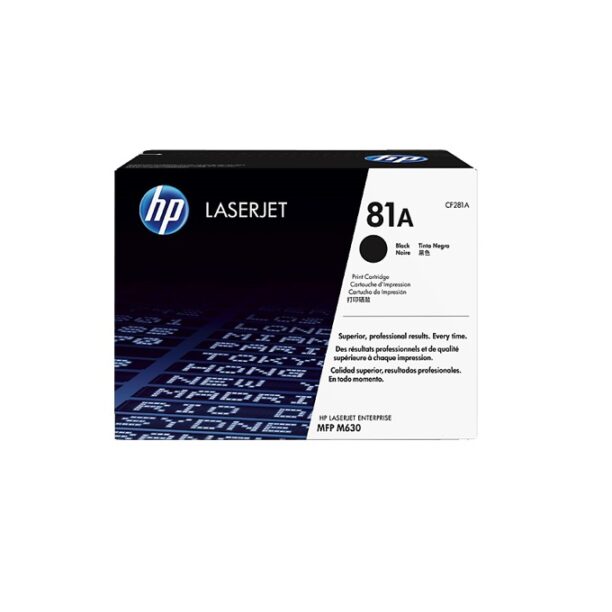 КАСЕТА ЗА HP LaserJet Enterprise MFP M604/630 /81A/ Black - P№ CF281A - заб.:10500 брой копия цена