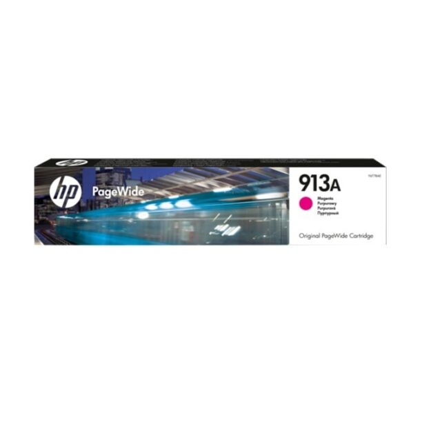 КАСЕТА ЗА HP PageWide 352/377/Pro 452/477/P57750/P55250 - Magenta - 913A - P№ F6T78AE - заб.: 3000 брой копия цена