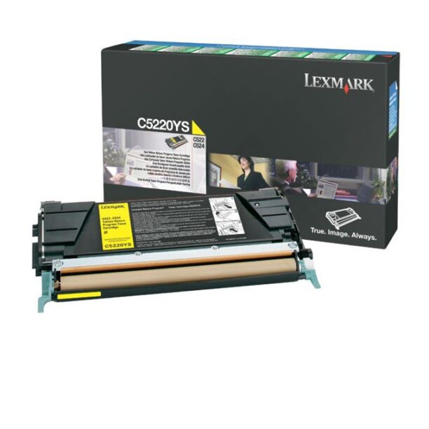 КАСЕТА ЗА LEXMARK OPTRA C 522/524/530/532/534 - Yellow - Return program cartridge - P№ C5220YS - заб.: 3000k цена