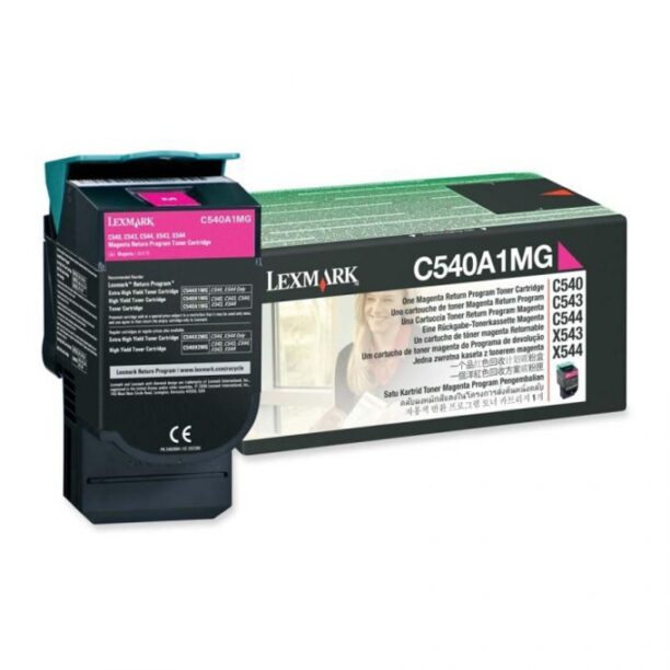 КАСЕТА ЗА LEXMARK OPTRA C 540 series/X540 series - Magenta - Return program cartridge - P№ C540A1MG - заб.: 1000k цена