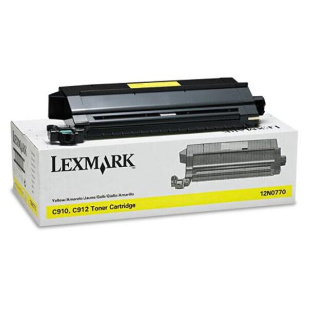 КАСЕТА ЗА LEXMARK OPTRA C 910/912 - Yellow - P№ 12N0770 - заб.: 14000k цена