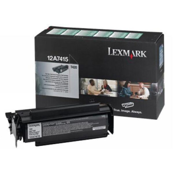 КАСЕТА ЗА LEXMARK OPTRA T 420 - Return program cartridge - P№ 12A7415 - заб.: 10000k цена