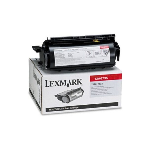 КАСЕТА ЗА LEXMARK OPTRA T 520/522 - P№ 12A6735 - заб.: 20000k цена