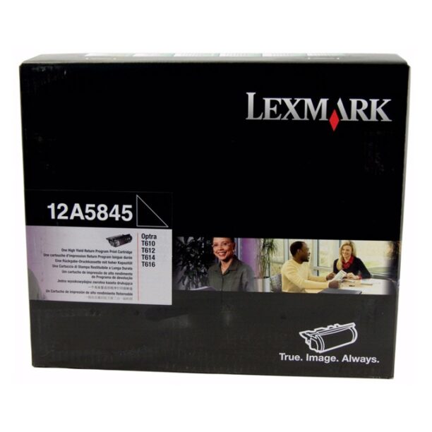 КАСЕТА ЗА LEXMARK OPTRA T 610/612/614/616 - Return program cartridge - P№ 12A5845 - заб.: 25000k цена