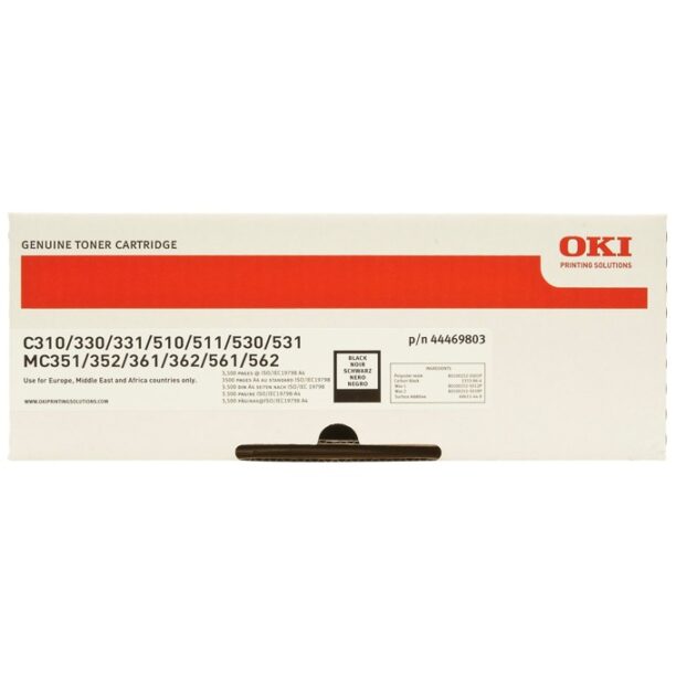 КАСЕТА ЗА OKI C310DN/C330DN/C510DN/C530DN/MC351DN/MC361DN - Black - P№ 44469803 - заб.: 3500k цена