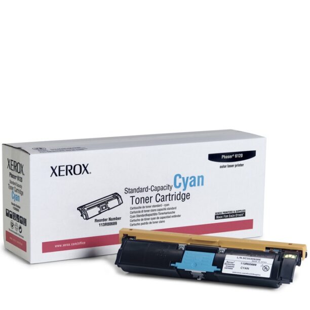 КАСЕТА ЗА XEROX Phaser 6120N/6115MFP/D - Cyan - P№ 113R00689 - заб.: 1500k цена