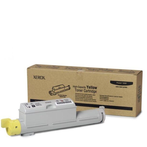 КАСЕТА ЗА XEROX Phaser 6360 - Yellow - P№ 106R01220 - заб.: 12000k цена