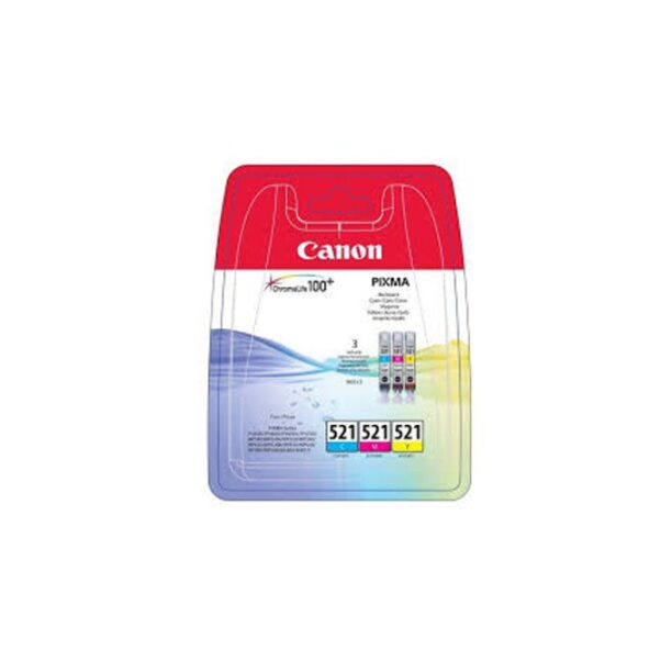 КОМПЛЕКТ ЗА CANON PIXMA iP 3600/4600/MP540/MP620/MP630/MP980 - Multi pack 3 ink tank - CLI-521C/521M/521Y - заб.: 3x9ml. цена