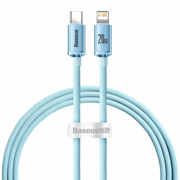 Кабел Baseus Crystal Shine USB-C to Lightning Cable (CAJY001303)