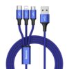 Кабел Baseus Rapid 3-in-1 USB Cable (CAMLT-SU13)