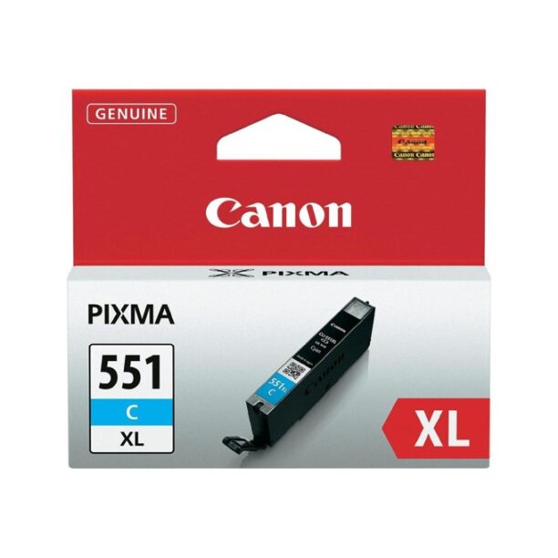 Касета CANON PIXMA IP7250/iP8750/iP8750/iX6850/MG5450/MG6350/MG6450/MG6650/MG7150/MG7550/MX725/MX925 - Cyan ink tank - CLI-551XLC - P№ 6444B001 - заб.: 650p цена