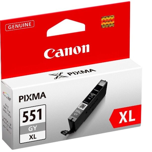 Касета CANON PIXMA MX725/MG5650/iP8750/iX6850 - Grey ink tank - CLI-551XLGY - P№ 6447B001 - заб.: 3300p цена