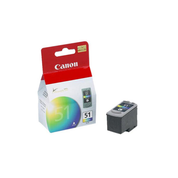 Касета CANON PIXMA iP 2200/6210D/6220D/ MP 150/170/450 - Color ink cartridge - CL-51 - заб.: 3x7ml. цена