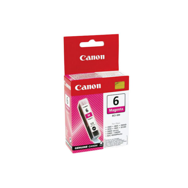 Касета CANON iP 3000/4000/5000/6000/8500/i860/900/9100/S800/900/9000/BJC-8200 - Magenta - BCI-6M - заб.:280 pages. цена