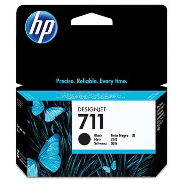 Касета HEWLETT PACKARD Designjet T120 / T520 ePrinter series - Black - (711) - P№ CZ129A - Заб.: 38ml цена