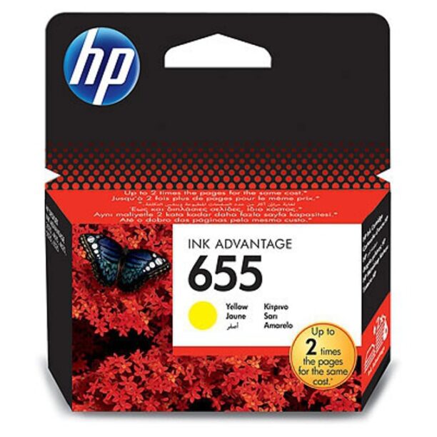 Касета HEWLETT PACKARD Deskjet ink advantage 3525/4615/4625/5522/6525 - Yellow - (655) - P№ CZ112AE - заб.: 600 брой копия цена