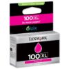 Касета LEXMARK S305/405/505/605/PRO 205/703/705/706/803/805/903/904/905 - Magenta high yield - Return program - P№ 14N1070E /100XL/ - Заб.: 600p цена