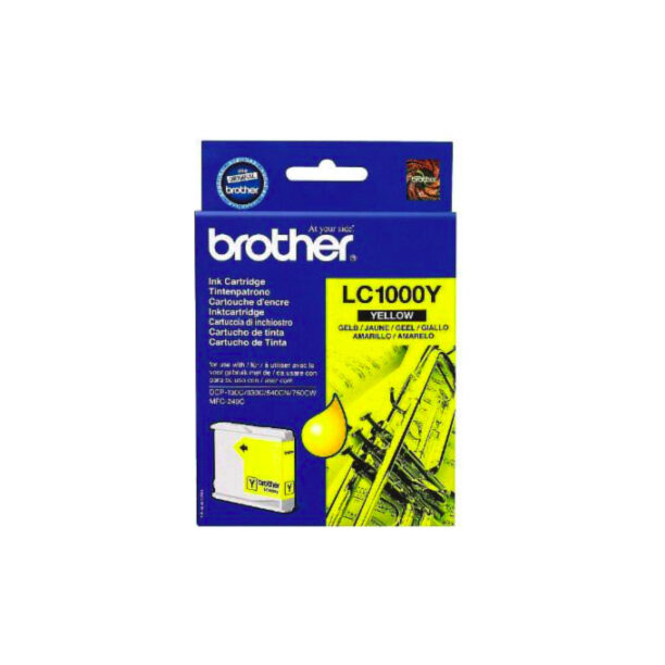 Касета ЗА BROTHER MFC 240C/440C/465/660/680/845/885/DCP 130C/330/350/540/560/750/770 - Yellow - LC1000Y - заб.: 400k цена