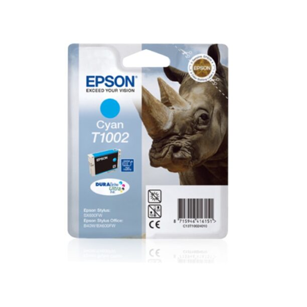 Касета ЗА EPSON B40W/BX600FW/SX600FW - Cyan - P№ C13T10024010 - заб.: 11.1ml. цена