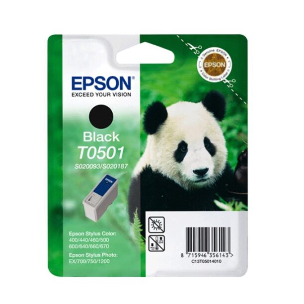 Касета ЗА EPSON STYLUS 400/440/460/500/600/640/660/PHOTO 750/1200 - S020187/S020093 - Black - P№ C13T050140 цена