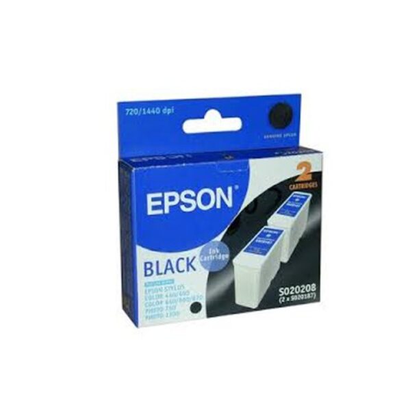 Касета ЗА EPSON STYLUS 440/460/640/660/PHOTO 750/1200 - Black twin pack S020187 - P№ S020208 цена