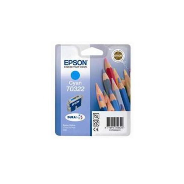 Касета ЗА EPSON STYLUS C 70/C80 - Cyan - P№ T0322 цена