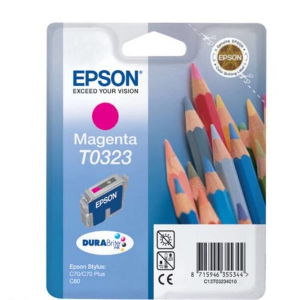 Касета ЗА EPSON STYLUS C 70/C80 - Magenta - P№ T 0323 - A - Заб.: 16ml цена