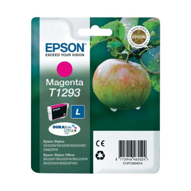 Касета ЗА EPSON STYLUS SX425W/SX525WD/BX305F/BX320FW/BX625FWD - Magenta - P№ C13T12934011 - заб.: 7ml. цена